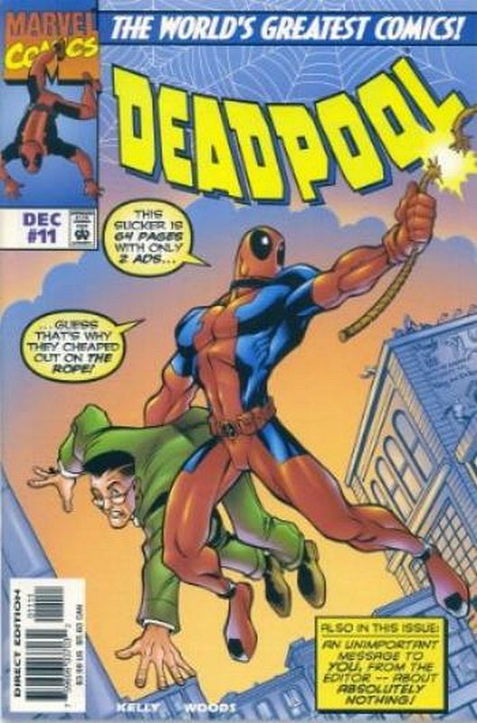 Cover of Deadpool (Vol 1) #11. One of 250,000 Vintage American Comics on sale from Krypton!
