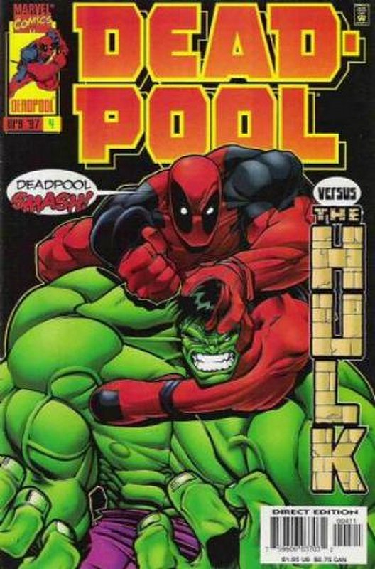 Cover of Deadpool (Vol 1) #4. One of 250,000 Vintage American Comics on sale from Krypton!