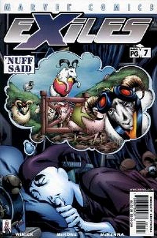 Cover of Exiles (Vol 1) #7. One of 250,000 Vintage American Comics on sale from Krypton!