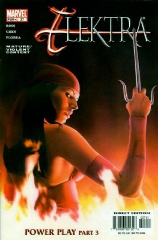 Cover of Elektra (Vol 2) #27. One of 250,000 Vintage American Comics on sale from Krypton!