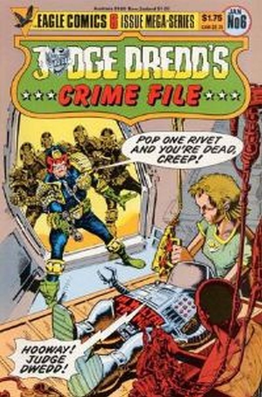 Cover of Judge Dredd: Crime File (1985 Ltd) #6. One of 250,000 Vintage American Comics on sale from Krypton!