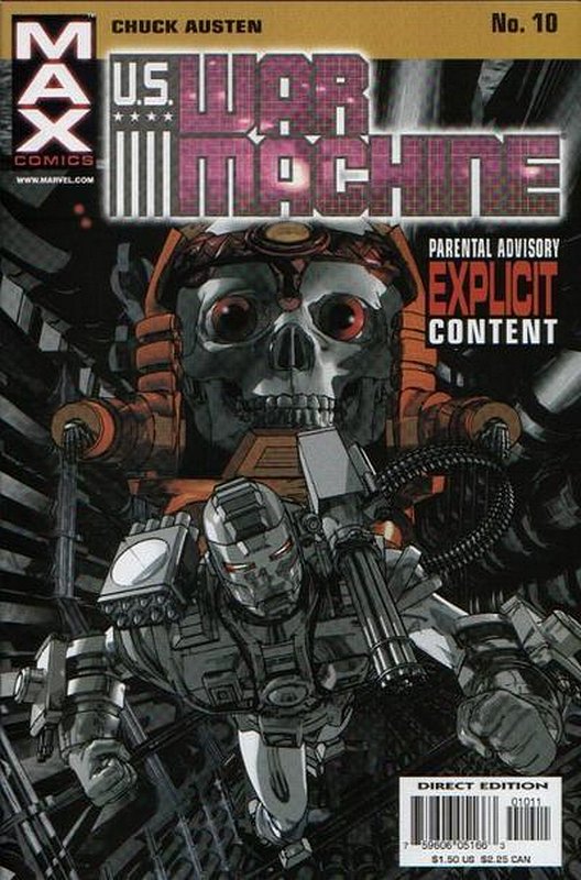 Cover of US War Machine (2001 Ltd) #10. One of 250,000 Vintage American Comics on sale from Krypton!