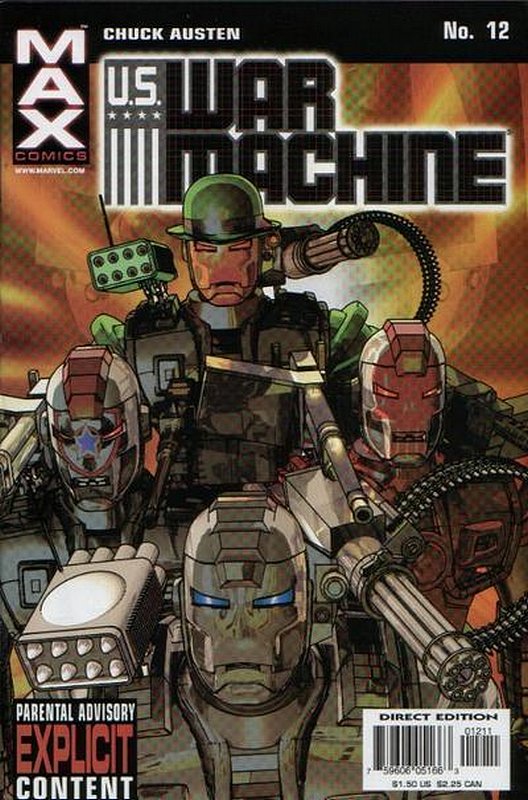 Cover of US War Machine (2001 Ltd) #12. One of 250,000 Vintage American Comics on sale from Krypton!