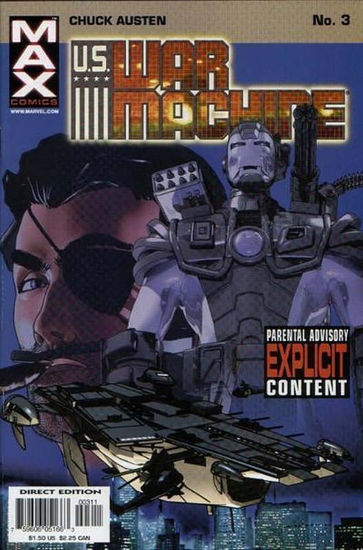 Cover of US War Machine (2001 Ltd) #3. One of 250,000 Vintage American Comics on sale from Krypton!