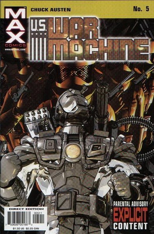 Cover of US War Machine (2001 Ltd) #5. One of 250,000 Vintage American Comics on sale from Krypton!