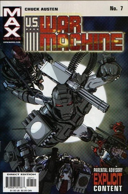 Cover of US War Machine (2001 Ltd) #7. One of 250,000 Vintage American Comics on sale from Krypton!