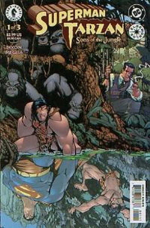 Cover of Superman/Tarzan: Sons of the Jungle (2001 Ltd) #1. One of 250,000 Vintage American Comics on sale from Krypton!