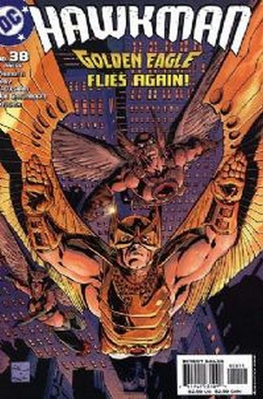 Cover of Hawkman (Vol 4) #38. One of 250,000 Vintage American Comics on sale from Krypton!