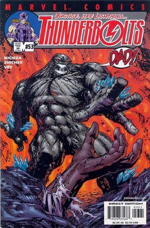 Cover of Thunderbolts (Vol 1) #53. One of 250,000 Vintage American Comics on sale from Krypton!