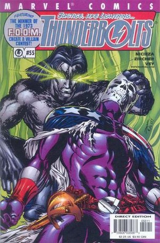 Cover of Thunderbolts (Vol 1) #55. One of 250,000 Vintage American Comics on sale from Krypton!