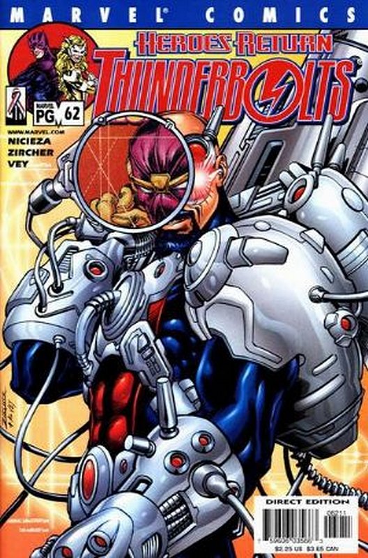Cover of Thunderbolts (Vol 1) #62. One of 250,000 Vintage American Comics on sale from Krypton!