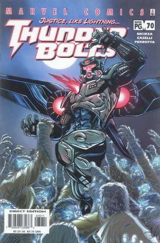 Cover of Thunderbolts (Vol 1) #70. One of 250,000 Vintage American Comics on sale from Krypton!