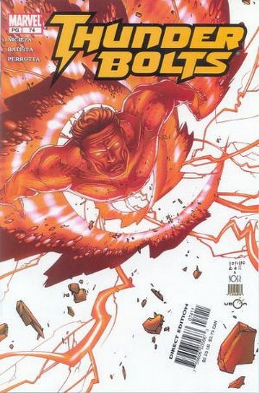 Cover of Thunderbolts (Vol 1) #74. One of 250,000 Vintage American Comics on sale from Krypton!