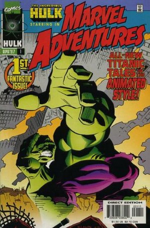 Cover of Marvel Adventures (Vol 1) #1. One of 250,000 Vintage American Comics on sale from Krypton!