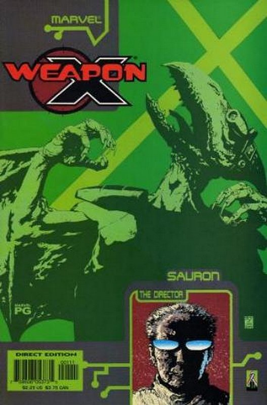 Cover of Weapon X: The Draft - Sauron (2002 One Shot) #1. One of 250,000 Vintage American Comics on sale from Krypton!