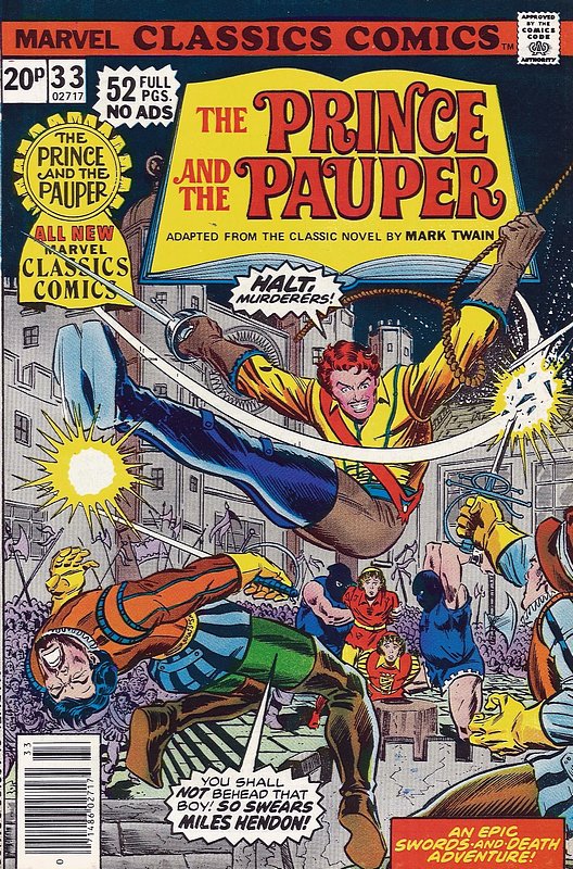 Cover of Marvel Classics Comics Featuring (Vol 1) #33. One of 250,000 Vintage American Comics on sale from Krypton!