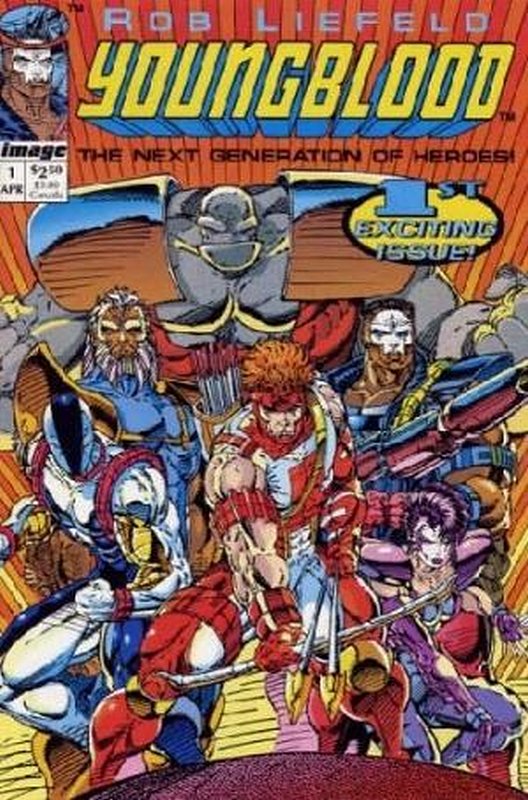 Cover of Youngblood (Vol 1) #1. One of 250,000 Vintage American Comics on sale from Krypton!