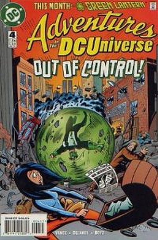 Cover of Adventures in the DC Universe (Vol 1) #4. One of 250,000 Vintage American Comics on sale from Krypton!