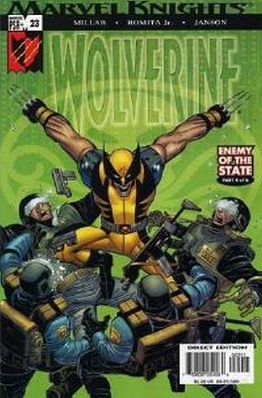 Cover of Wolverine (Vol 2) #23. One of 250,000 Vintage American Comics on sale from Krypton!
