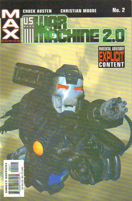 Cover of War Machine 2.0 (2003 Ltd) #2. One of 250,000 Vintage American Comics on sale from Krypton!