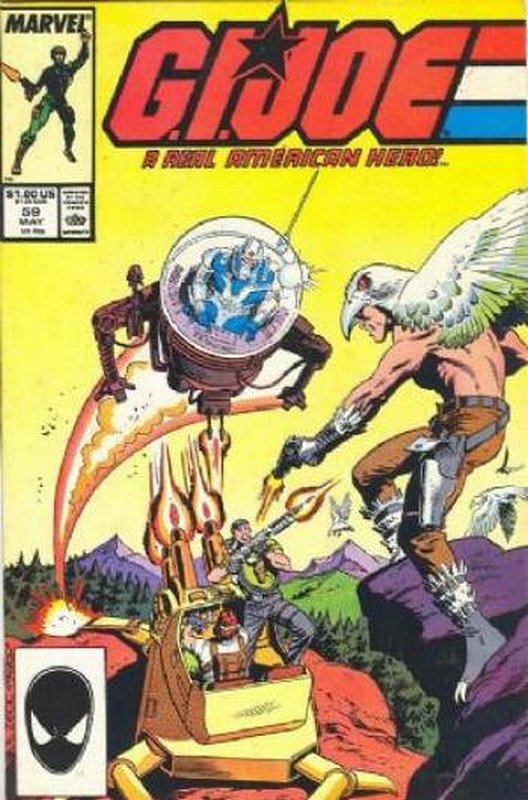 Cover of GI Joe: A Real American Hero #59. One of 250,000 Vintage American Comics on sale from Krypton!