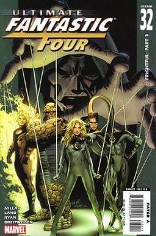 Cover of Ultimate Fantastic Four (Vol 1) #32. One of 250,000 Vintage American Comics on sale from Krypton!