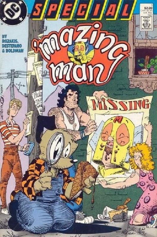 Cover of Mazing Man Special (Vol 1) #1. One of 250,000 Vintage American Comics on sale from Krypton!