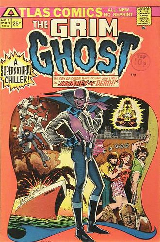 Cover of Grim Ghost (Vol 1) The #2. One of 250,000 Vintage American Comics on sale from Krypton!