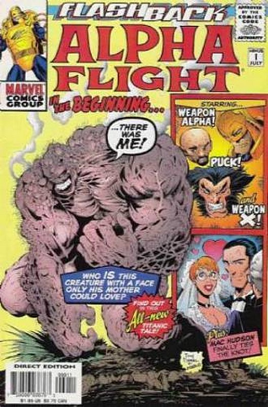 Cover of Alpha Flight (Vol 2) #-1. One of 250,000 Vintage American Comics on sale from Krypton!