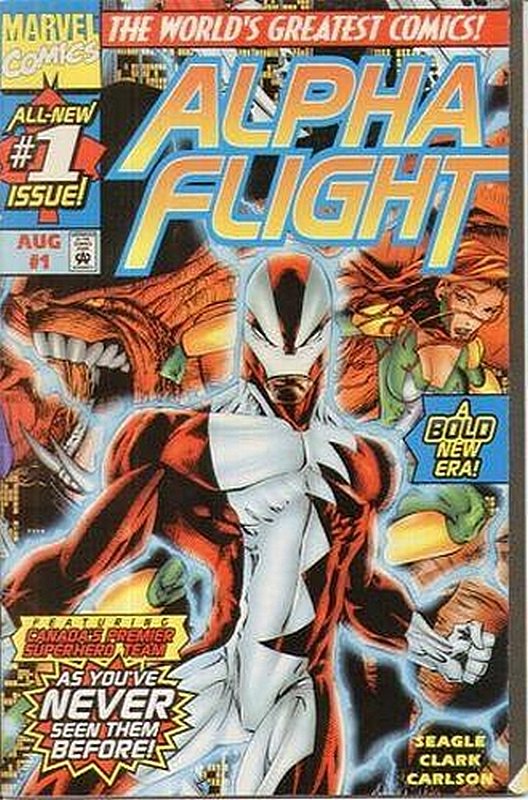 Cover of Alpha Flight (Vol 2) #1. One of 250,000 Vintage American Comics on sale from Krypton!