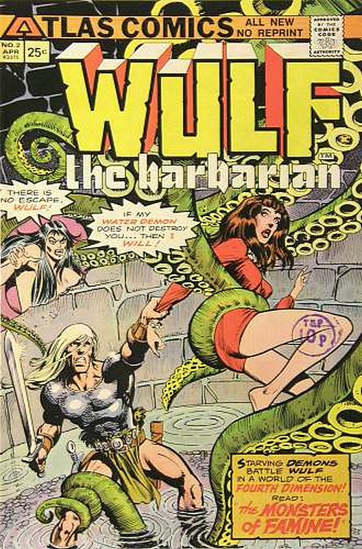 Cover of Wulf the Barbarian (Vol 1) #2. One of 250,000 Vintage American Comics on sale from Krypton!