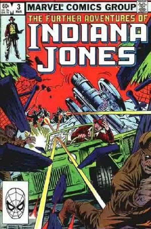 Cover of Indiana Jones (Vol 1) Further Adventures of #3. One of 250,000 Vintage American Comics on sale from Krypton!