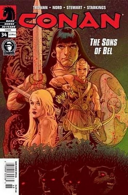 Cover of Conan (Dark Horse) (Vol 1) #34. One of 250,000 Vintage American Comics on sale from Krypton!
