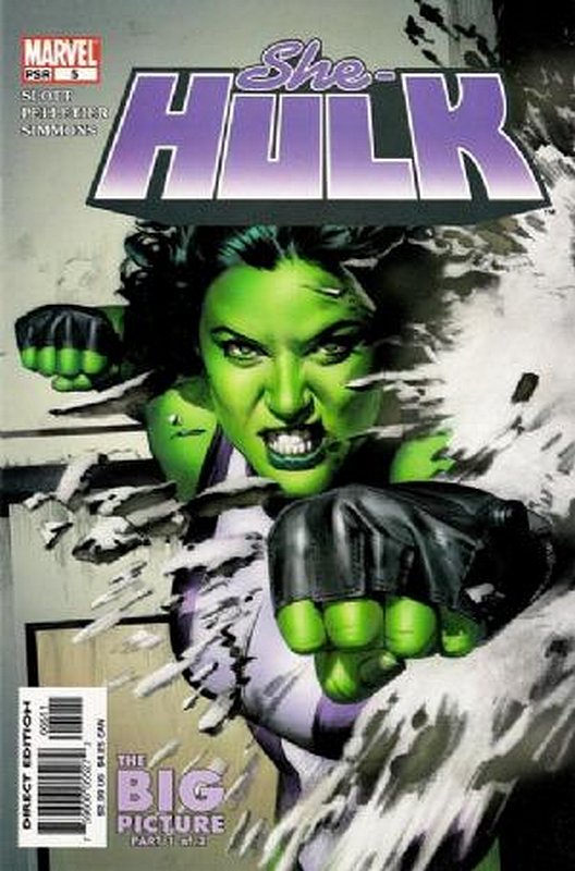 Cover of She-Hulk (Vol 3) #5. One of 250,000 Vintage American Comics on sale from Krypton!