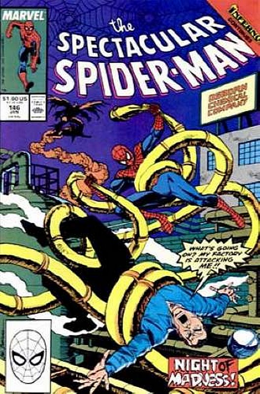 Cover of Spectacular Spider-Man (Vol 1) #146. One of 250,000 Vintage American Comics on sale from Krypton!