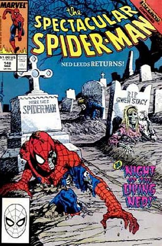 Cover of Spectacular Spider-Man (Vol 1) #148. One of 250,000 Vintage American Comics on sale from Krypton!