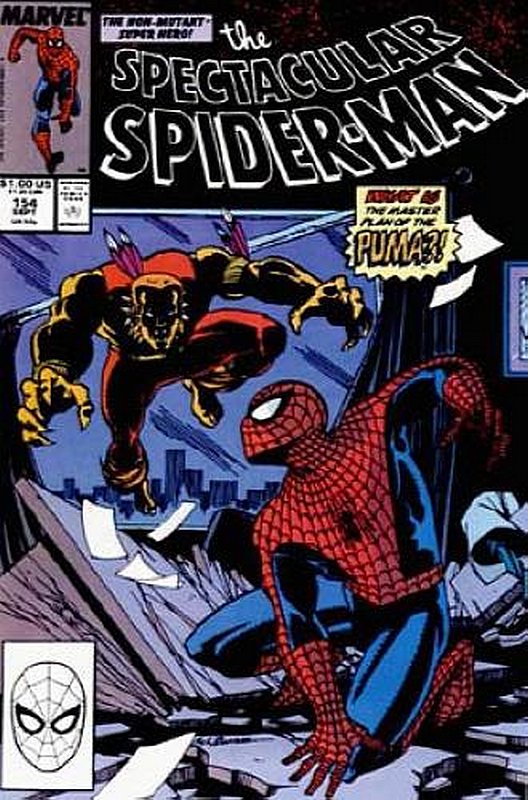 Cover of Spectacular Spider-Man (Vol 1) #154. One of 250,000 Vintage American Comics on sale from Krypton!