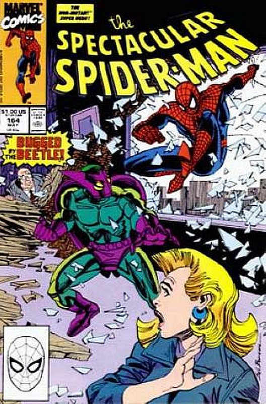 Cover of Spectacular Spider-Man (Vol 1) #164. One of 250,000 Vintage American Comics on sale from Krypton!