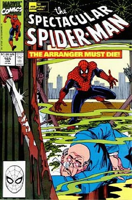 Cover of Spectacular Spider-Man (Vol 1) #165. One of 250,000 Vintage American Comics on sale from Krypton!