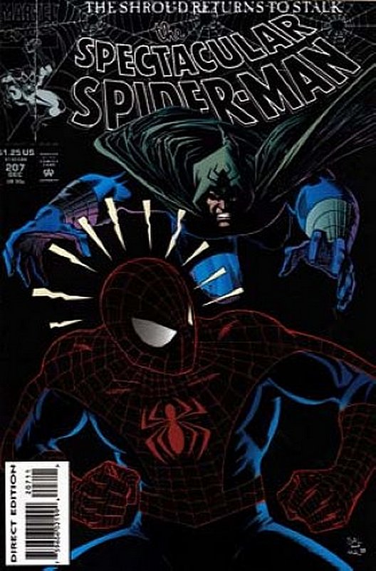 Cover of Spectacular Spider-Man (Vol 1) #207. One of 250,000 Vintage American Comics on sale from Krypton!