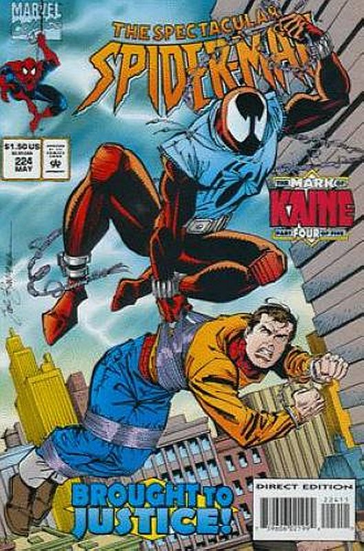 Cover of Spectacular Spider-Man (Vol 1) #224. One of 250,000 Vintage American Comics on sale from Krypton!
