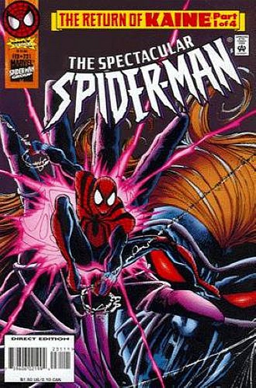 Cover of Spectacular Spider-Man (Vol 1) #231. One of 250,000 Vintage American Comics on sale from Krypton!