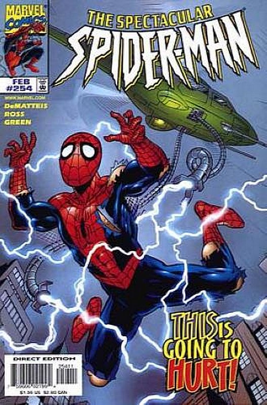 Cover of Spectacular Spider-Man (Vol 1) #254. One of 250,000 Vintage American Comics on sale from Krypton!
