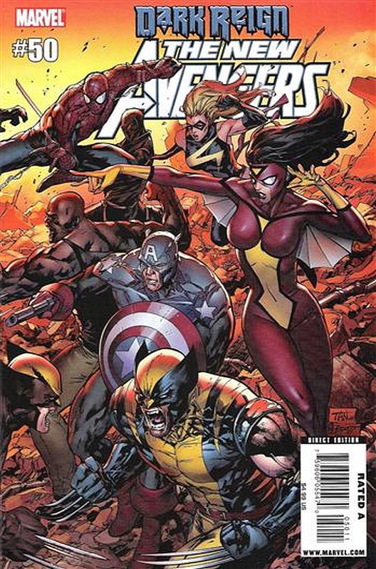 Cover of New Avengers (Vol 1) #50. One of 250,000 Vintage American Comics on sale from Krypton!
