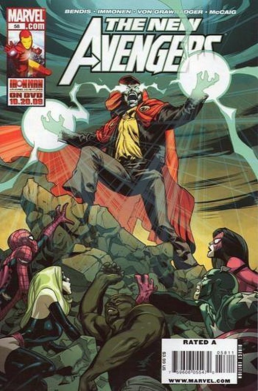 Cover of New Avengers (Vol 1) #58. One of 250,000 Vintage American Comics on sale from Krypton!