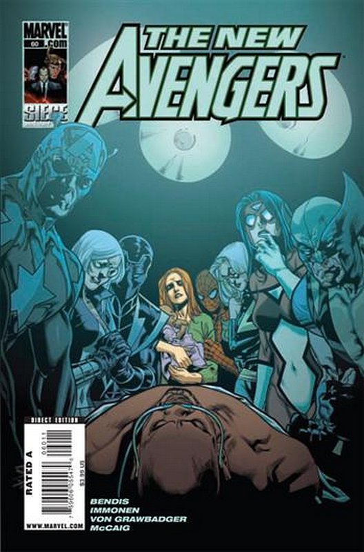 Cover of New Avengers (Vol 1) #60. One of 250,000 Vintage American Comics on sale from Krypton!