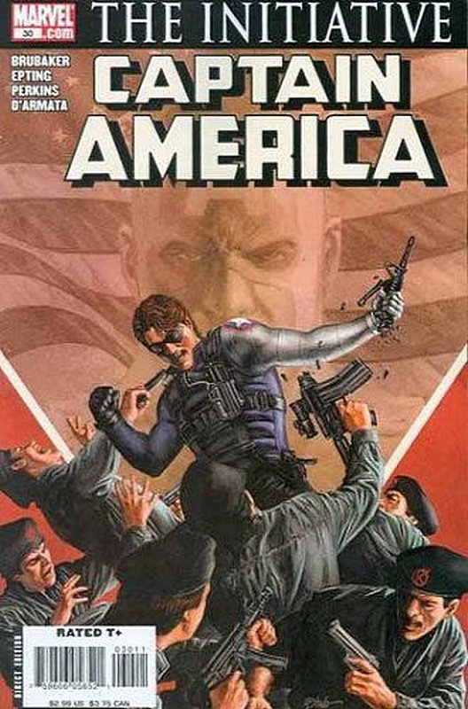 Cover of Captain America (Vol 5) #30. One of 250,000 Vintage American Comics on sale from Krypton!