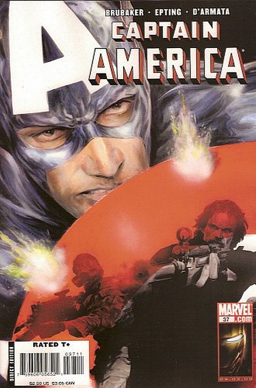 Cover of Captain America (Vol 5) #37. One of 250,000 Vintage American Comics on sale from Krypton!