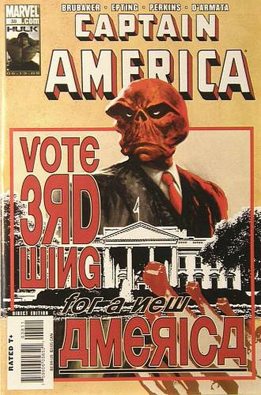 Cover of Captain America (Vol 5) #38. One of 250,000 Vintage American Comics on sale from Krypton!