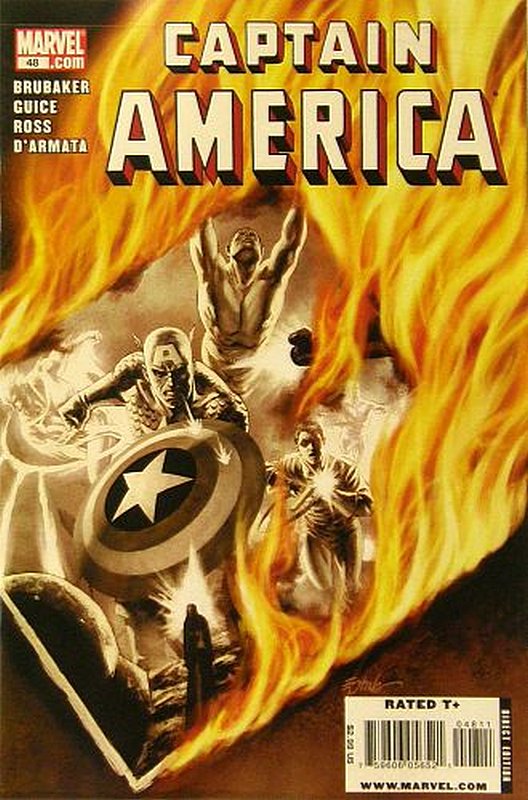 Cover of Captain America (Vol 5) #48. One of 250,000 Vintage American Comics on sale from Krypton!